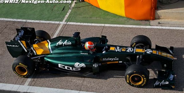 Team-Lotus-Renault-va-tester-Karun-Chandhok