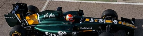 Team-Lotus-Renault-va-tester-Karun-Chandhok