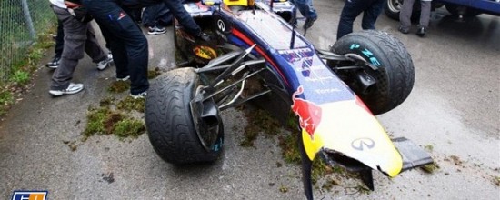 Le-week-end-commence-mal-pour-le-Red-Bull-Racing-Renault